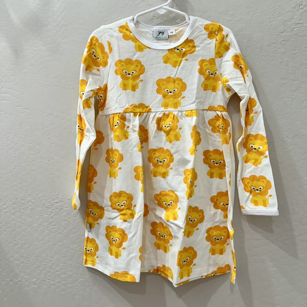 NWT JNY Lions Long Sleeve Dress